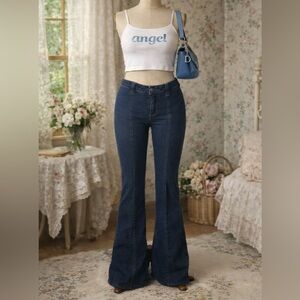 Y2K Buffalo David Bitton Flare Low Rise Jeans